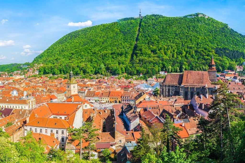 Coresi, 2 Camere, Sleeps 6 Large Private Garden Apartment Pets Welcome Braşov Eksteriør bilde
